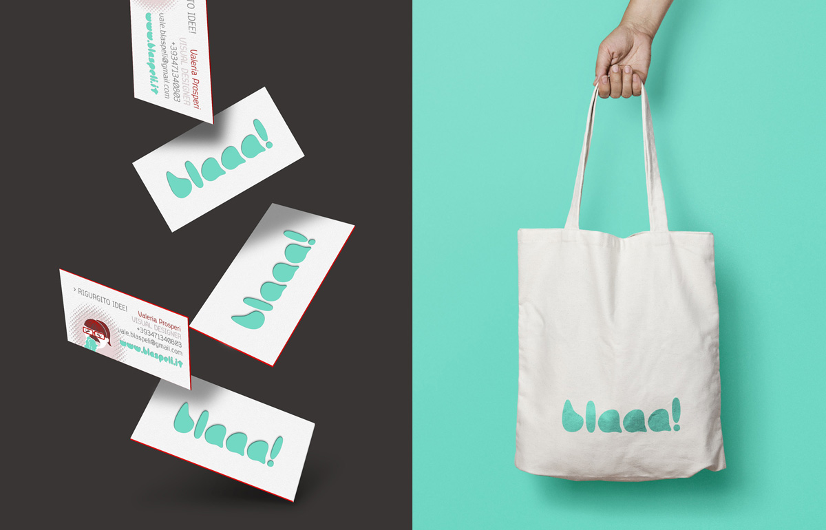 Blaaa_FallingBusinessCards_TOTEBAG